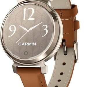 Lily® 2 Classic Cream Gold with Tan Leather Band